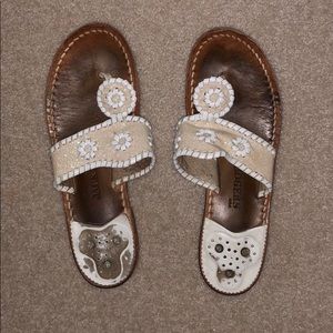 Jack Rogers White Sparkles
